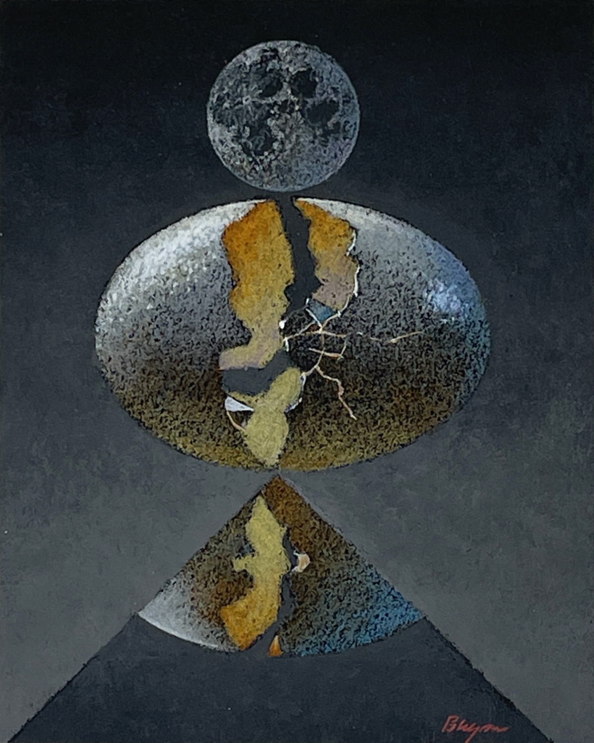 Moon, Egg & Pyramid